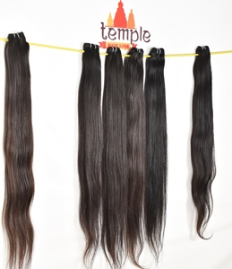Extensiones de Cabello Humano Ondulado Profundo Sin Procesar, 100% Remy, Doble Trama a Máquina, de Cabello Indio con Cutícula Alineada, Económicas - Product Image 5