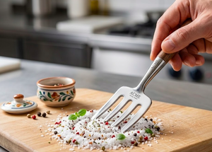Adorable Design Stainless Steel Silverware Salad <b>Server</b> With Stylish Wood Handles For Banquet Halls And Wedding <b>Buffets</b> - Product Image 6