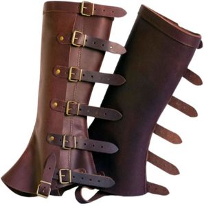 Guêtres en cuir véritable 100% authentiques de qualité supérieure, reproduction allemande américaine, sur mesure, de l'Armée de l'Air allemande - Product Image 1