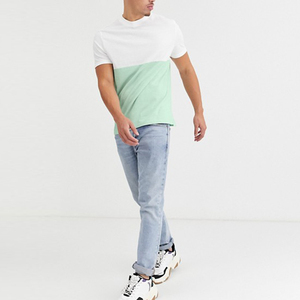 T-shirt de musculation 100 % coton personnalisé, coupe classique, col rond, manches courtes, respirant, séchage rapide, couleur unie - Product Image 3
