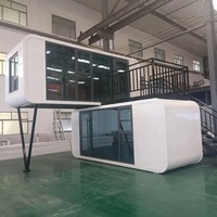 Casa Contenedor Prefabricada Ecológica de 20 pies/40 pies, Oficina Portátil Modular para Campamentos de Construcción al Aire Libre