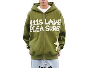 Pull à capuche streetwear d'hiver avec tissu épais et coupe décontractée, conçu pour un style urbain et une mode quotidienne confortable - Product Image 4