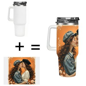 Personalized <b>Insulated</b> Tumbler 40oz Stainless Steel Travel <b>Mug</b> for Motorcycle Club Events - Product Image 1