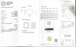 Diamant de laboratoire CVD taille coussin 4,01 carats G VS1 certifié GIA, excellente taille, diamant non monté pour la fabrication de bijoux - Product Image 3