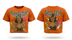 T-shirt unisexe de qualité supérieure, léger, 220 GSM, manches courtes, 100% coton, respirant, style hip-hop, coupe ample, logo personnalisé pour hommes - Product Image 4