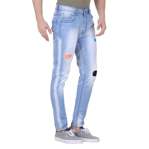 Fabricant professionnel de jeans décontractés pour hommes, coupe slim, respirants, légers, vêtements décontractés - Product Image 4