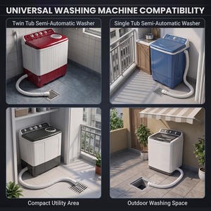 Manguera de Desagüe para Lavadora Semiautomática, Flexible y Larga, para Uso Doméstico, en Oferta - Product Image 3