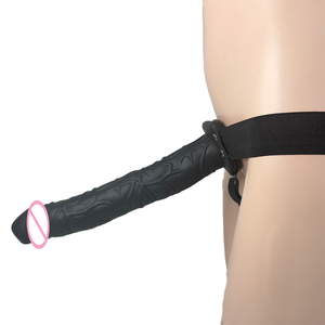 Juguete sexual realista de 11 pulgadas con correa hueca para el pene, consolador usable para hombres y mujeres. - Product Image 4
