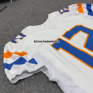 Vêtements de sport Uniforme de football américain Maillot et short unisexe à manches courtes Séchage rapide Fabriqué au Pakistan Vente en gros en vrac - Product Image 4