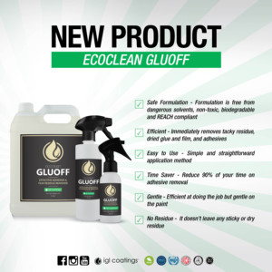 IGL Coatings Instant Adhesive Glue <b>Remover</b> for Glass Tint <b>Vinyl</b> Wrap PPF - Product Image 3