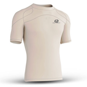 Camiseta de Compresión de Punto Sólido de Alta Calidad de 180 g para Hombre, con Tela Transpirable de Secado Rápido y Ecológica para Correr y Entrenar - Product Image 5
