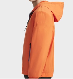 Veste coupe-vent légère et surdimensionnée en polyester enduit, imperméable et respirant, avec fermeture éclair, pour le travail et les activités sportives - Product Image 6