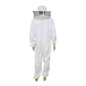Combinaison intégrale kaki réfléchissante en polyester à manches longues pour l'apiculture – Équipement de sécurité - Product Image 3
