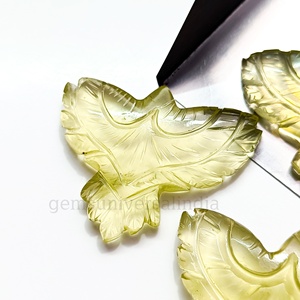 Aigle en quartz citron naturel sculpté à la main Figurine d'aigle en quartz citron sculpté pour la décoration de la maison Collection Feng Shui en vrac - Product Image 2