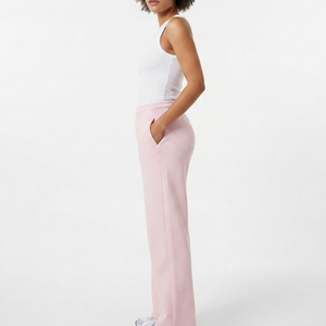 Custom Logo Women's <b>Wide</b> <b>Leg</b> Pink Sweatpants High Waist Loose Fit Joggers <b>Lounge</b> Wear <b>Pants</b> Active Wear Casual Sports for Women - Product Image 5