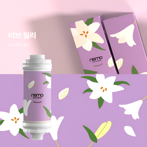 ฟิลเตอร์กรองน้ำอาบน้ำกลิ่นดอกไม้ กำจัดสนิม กำจัดคลอรีน บำรุงผิวด้วยวิตามินซี ผลิตภัณฑ์จากเกาหลี ยี่ห้อเลิฟลิลลี่ - Product Image 2