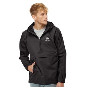 Men's Water Resistant Windbreaker Anorak <b>Jacket</b> Lightweight Hooded Pullover Outdoor Coat for Hiking Travel Running and Everyday - Product Image 2