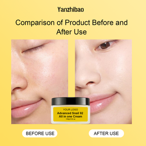 Creme Facial OEM com 92% de Colágeno e Mucina de Caracol - Hidratante Leve com Alantoína para Alívio da Acne e Fortalecimento da Barreira de Hidratação - Product Image 2