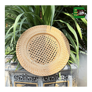 <b>Rattan</b> Charger Plates crafted from eco <b>rattan</b> fiber for <b>table</b> presentation decor and <b>dining</b> arrangement Vietnam made - Product Image 6