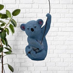 Escultura colgante de koala azul hecha a mano, adorable adorno de jardín con forma de animal, perfecto para patios modernos y jardines acogedores. - Product Image 1