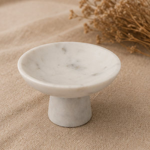 Minimalist Marble Incense Burner Round Tabletop Indoor Decor for Bathroom All Seasons Durable Design - Product Image 6