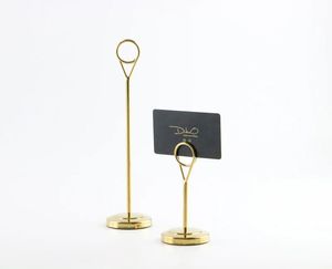 Soporte de Latón Moderno de Alta Calidad para Números de Mesa y Tarjetas con Impresión Troquelada para Bodas, Restaurantes, Hoteles y Eventos - Product Image 4