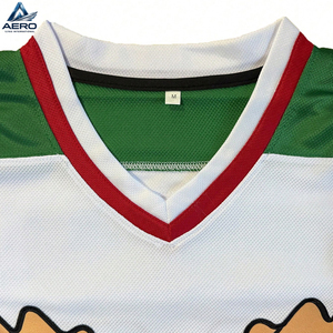 Crea tu Propia Camiseta de Hockey sobre Hielo de Alta Calidad, Sublimada, en Tela Resistente, Precio al por Mayor, Buen Proveedor, Nueva Llegada, Ropa Deportiva - Product Image 6