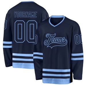 Maillot de hockey sur glace de qualité supérieure 100% polyester, impression personnalisée du nom de l'équipe et du logo (transfert thermique), séchage rapide, antibactérien - Product Image 5