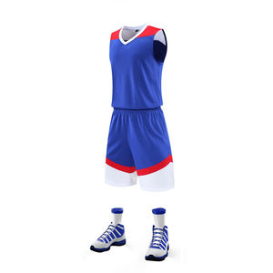 Tenues de basket-ball personnalisées avec impression par sublimation, tissu léger, ensemble pour équipe - Product Image 4