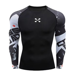 Camiseta de Compresión Rash Guard Cody Lundin para Hombre, Ropa Deportiva para Gimnasio, Camiseta de Natación, Venta al por Mayor, Camiseta Deportiva Ajustada para Hombre para Clima Cálido - Product Image 3