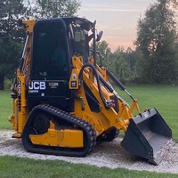 Chargeuse-pelleteuse JCB 1CXT, chargeuse tracteur haute puissance, moteur diesel Cummins Euro 5 CE EPA, chargeuse compacte à direction par déplacement, couple de charge élevé