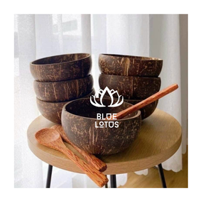 Bol en Coque de Noix de Coco Naturelle Écologique Fait Main, Vaisselle Bio pour Smoothies – Meilleure Vente - Product Image 3