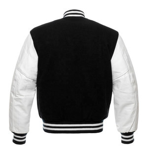 New Unisex Men's <b>Winter</b> Bomber <b>Jacket</b> Custom College Letter Baseball Varsity Design Button down Style Made 100% Cotton Canvas - Product Image 4