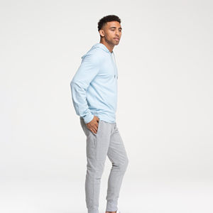 เสื้อฮู้ดดี้แบบกำหนดเองสำหรับผู้ชาย ผ้าฝ้ายโพลีเอสเตอร์ 100% สกรีนโลโก้ตามสั่ง เสื้อฮู้ดดี้แบบสวมหัว สกรีนลายแบบซับลิเมชั่นตามสั่ง - Product Image 3