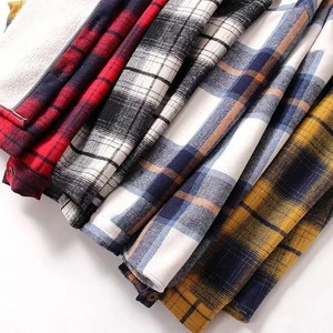 High Quality Thick Canvas Plaid Stand Collar Streetwear <b>Jacket</b> Long Sleeve Warm Unisex - Product Image 4
