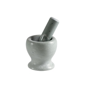 Premium Marble Mortar And Pestle Set For Grinding Spices Herbs <b>Garlic</b> Ginger And Making <b>Fresh</b> Masala Easily - Product Image 1