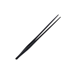 แหนบผ่าตัด OEM ODM สำหรับป้อนอาหารสัตว์เลื้อยคลาน ปลายตรง ปลายโค้ง ปลายหยัก สีดำ แหนบสำหรับมืออาชีพ - Product Image 3