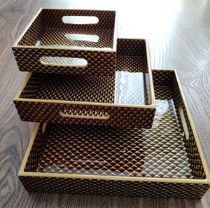 For Gift Wooden Printed storage Tray Unique Design Rectangular Shape Handmade Collection MDF Printed Tray Factory Price - Product Image 4