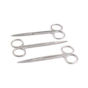 Tijeras Quirúrgicas Manuales de Acero Inoxidable para Cirugía de Iris, Rectas y Curvas con Punta Cega, Certificación CE Clase I, Reutilizables - Product Image 6