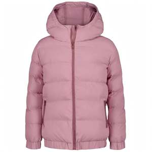 Custom Winter Thick Warm Down Jackets Hooded Zipper <b>Long</b> Sleeve Unisex Black <b>Coats</b> Casual Loose Fit Wholesale Puffer Jackets - Product Image 1