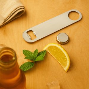 Abridor de Botellas de Acero Inoxidable de Alta Resistencia, Tipo Cuchilla, para Cerveza y Refrescos, Uso Profesional - Product Image 4