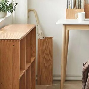 White-Washed MDF Wood Umbrella Stand | Scandinavian Design | Wholesale - Product Image 6