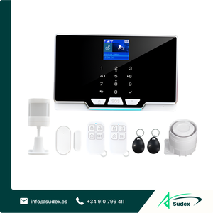 ระบบเตือนภัยกันขโมยไร้สาย Sudex ZX-G20 สำหรับบ้าน ควบคุมผ่านแอป Tuya ความถี่ 433MHz ชุดอุปกรณ์ระบบเตือนภัยอัจฉริยะ ใช้งานง่าย ปลอดภัยสำหรับบ้าน - Product Image 1