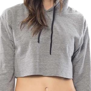 Sudadera Corta con Capucha para Mujer, 100% Algodón, Precio al por Mayor, Diseño Nuevo, Directo de Fábrica, Alta Calidad - Product Image 5