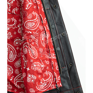 Veste de moto classique en cuir véritable conçue pour les motards qui recherchent une veste robuste, durable et élégante pour les trajets courts et longs. - Product Image 4