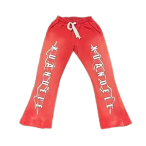 Custom Made Cotton Fleece Sweatsuits Sun Fade Acid Washed Embroidered Oversized Drop Shoulder Pullover High Street Fashion - Product Image 2