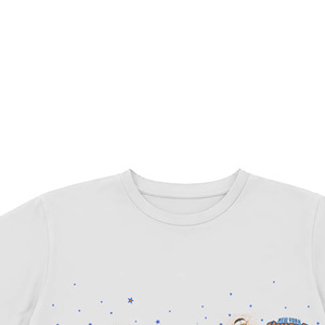 Silk Screen Printed Front Champions <b>Men's</b> Crop Top T-Shirt Short Sleeve 100% Cotton Formal <b>Turtleneck</b> Jersey Style - Product Image 2