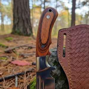 Cuchillos de Caza Premium Hechos a Mano, Venta al por Mayor, Cuchillos de Supervivencia para Campismo, Hoja Fija de Acero con Alto Contenido de Carbono - Product Image 2