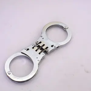 security department metal carbon steel handcuffs double locking system hand cuff stainless