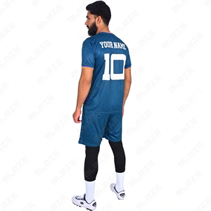 ชุดฟุตบอลฝรั่งเศสชุด100% สำหรับทั้งชายและหญิงชุดเสื้อฟุตบอลสีฟ้า - Product Image 4